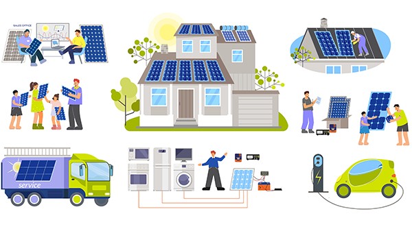Limpieza profesional de placas de energía solar 
